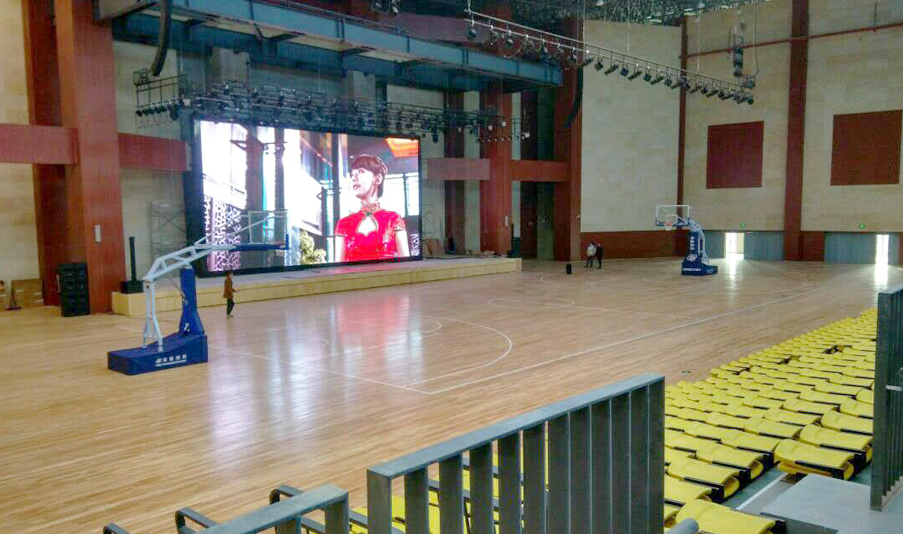 安徽金寨第一中学篮球馆